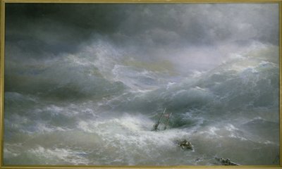 Die Welle - Ivan Konstantinovich Aivazovsky von Ivan Konstantinovich Aivazovsky