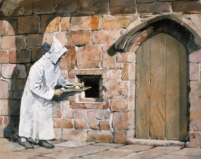 Mönch, Mount Grace Priory von Ivan Lapper