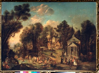 Die Feier des Tempels von Ivan Michailovich Tankov