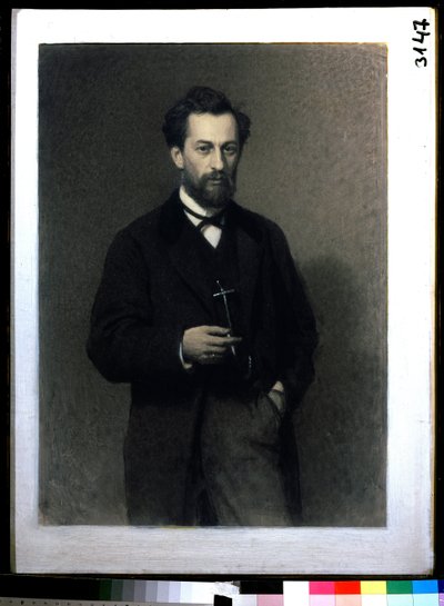 Porträt des Künstlers M.K. Clodt von Ivan Nikolaevich Kramskoy