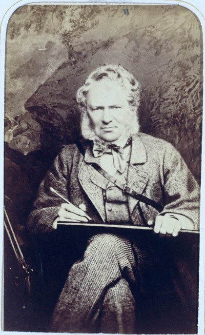 Porträt von Sir Edwin Landseer (1802-73) von J.C. Watkins