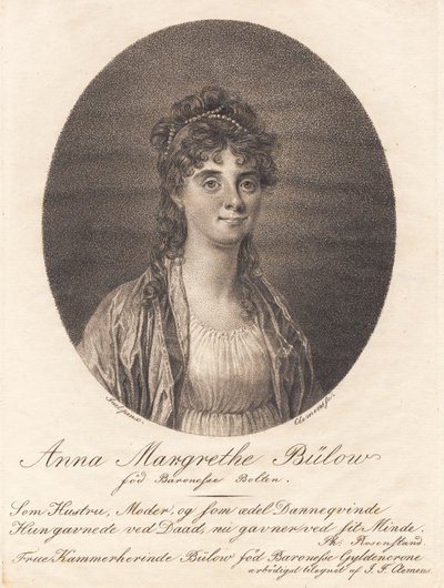 Anna Margrethe Bülow von J.F. Clemens