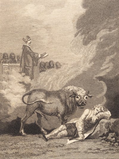 Niels Klim glaubt, den Küster in der Kirche von Fane zu hören. II von J.F. Clemens