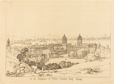 London von Greenwich von Joseph Mallord William Turner