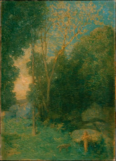 Pan und der Wolf von J. Alden Weir