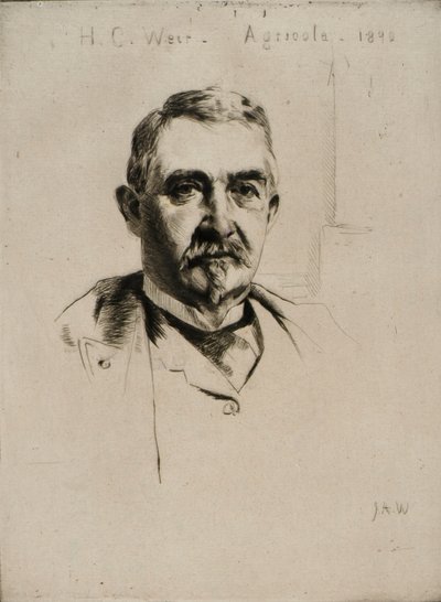 Porträt von Oberst H.C. Weir (Agricola) von J. Alden Weir