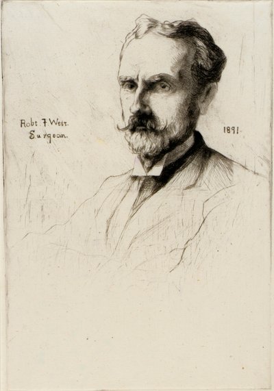 Porträt von Dr. Robert F. Weir von J. Alden Weir