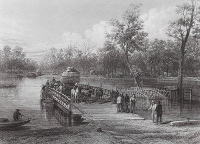 Australien: Die Fähre, Echuca von J. C. Armytage