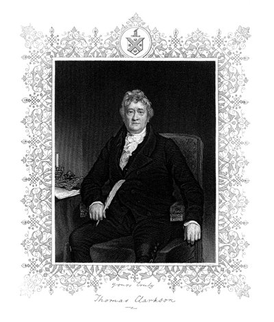 Thomas Clarkson, englischer Politiker und Anti-Sklaverei-Aktivist, 19. Jahrhundert von J. Cochran