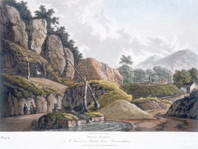 Ziegelherstellung nahe Stanton Drew, Somerset, 28. Februar 1798 von J. Hassall