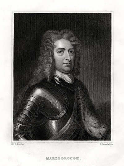 John Churchill, der Herzog von Marlborough, englischer Soldat, 1860 von J. Posselwhite