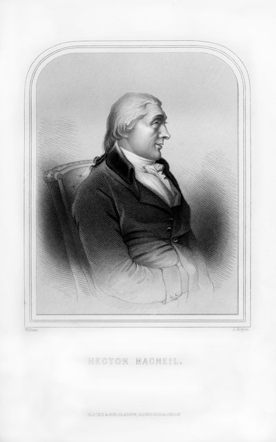 Hector MacNeil, schottischer Dichter und Schriftsteller, 1870 von J. Rogers