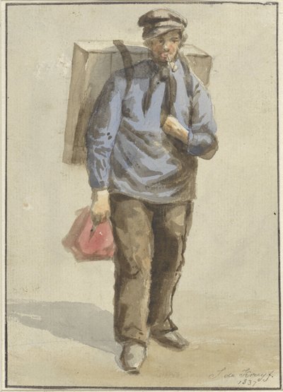 Porträt von Gerrit van Schoorl von J. de Kruyff