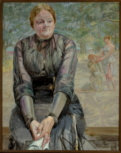 Zadumana - Porträt der Schwester Helena Karczewska von Jacek Malczewski
