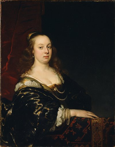 Porträt einer Frau von Jacob Adriaensz Backer