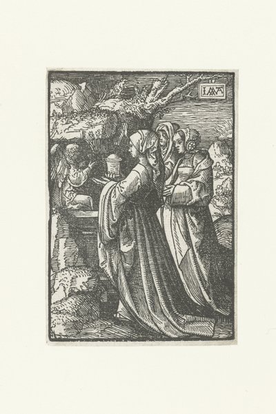 Die drei Marien am leeren Grab von Jacob Cornelisz van Oostsanen