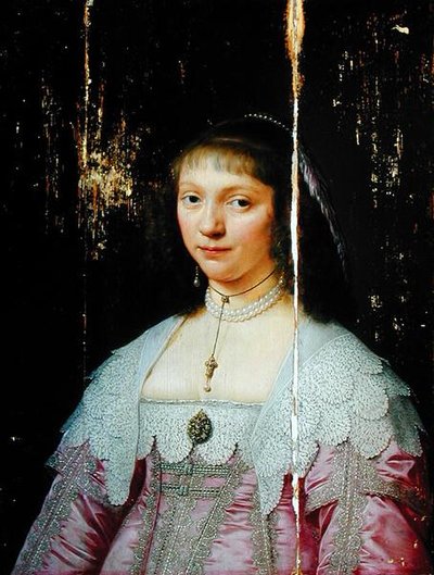 Porträt einer jungen Frau von Jacob Fransz van der Merck
