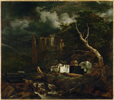 Der jüdische Friedhof bei Oudekerk von Jacob Isaaksz. or Isaacksz. van Ruisdael