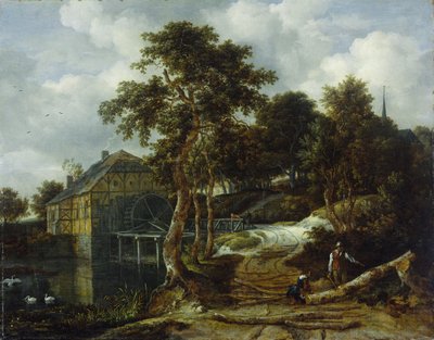 Landschaft mit Wassermühle von Jacob Isaakszoon van Ruysdael