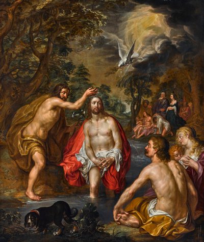 Die Taufe Christi von Jacob Lois