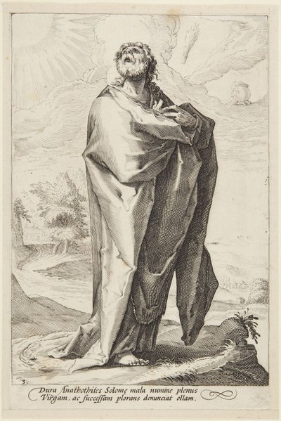 Jeremia von Jacob Matham