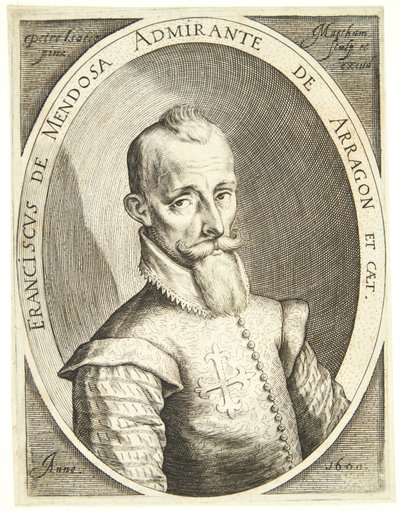 Porträt von Francisco Mendoza von Jacob Matham