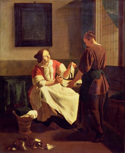 Der Fischverkäufer von Jacob Ochtervelt