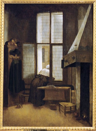 Frau am Fenster von Jacob Vrel