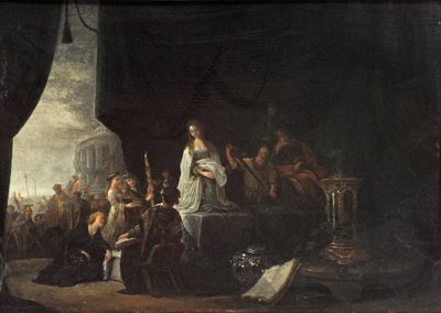 Das Opfer von Jephthahs Tochter von Jacob Willemsz de (c.1630 after 1675) Wet