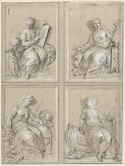 Mathematik, Handel, Geografie und Schiffbau von Jacob de Wit