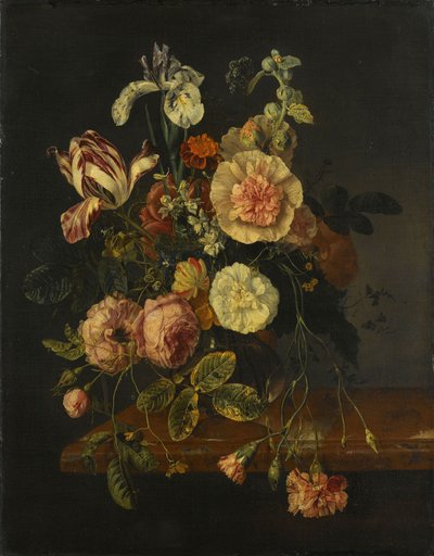 Stillleben mit Blumen von Jacob van Walscapelle