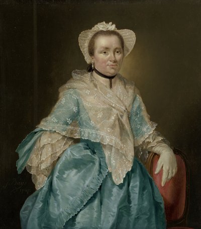 Porträt von Elisabeth Troost von Jacobus Buys