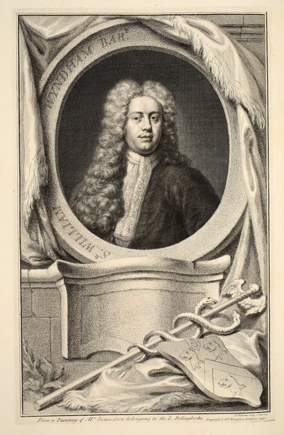 Porträt von William Wyndham, Illustration aus 