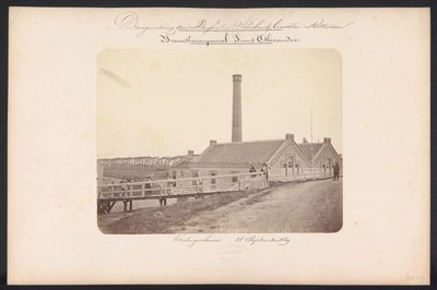 Bovenstoomgemaal Prins Alexander / Kralingscheveer 18 September 1869 von Jacobus van Gorkom jr.