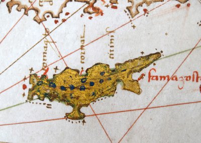 Zypern, Renaissance-Karte von Europa, nach Jacopo Russo, 1528 von Jacopo Russo