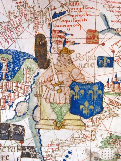 Renaissance-Karte von Europa, nach Jacopo Russo, 1528 von Jacopo Russo