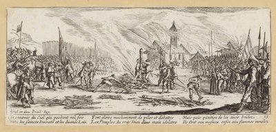 Die Leiden und Unglücke des Krieges von Jacques (after) Callot