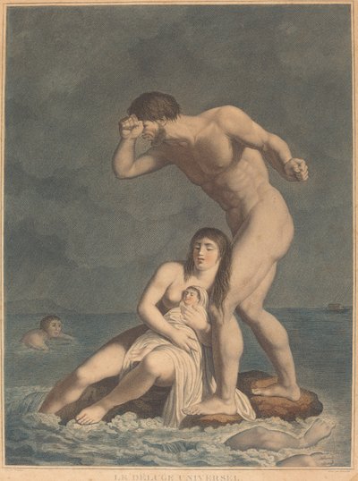 Die Sintflut von Jacques Bonnefoy after Michel Honoré Bounieu