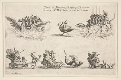 Kampf an der Barriere, Eintritt von Monseigneur Henry de Lorraine von Jacques Callot