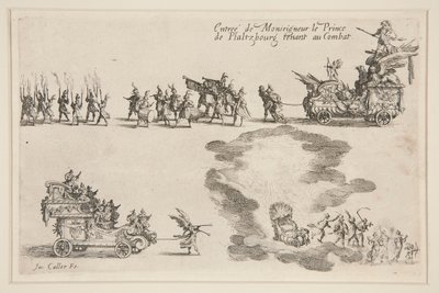 Kampf an der Barriere, Einzug des Prinzen von Plaltzbourg von Jacques Callot