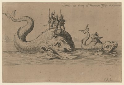 Einzug von Monsieur de Vroncourt, Tyllon et Marimont von Jacques Callot