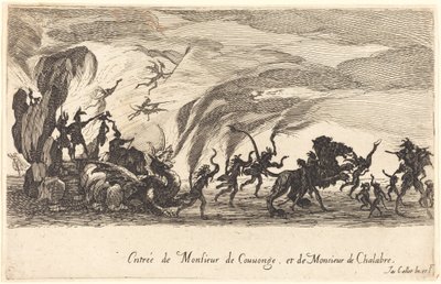 Einzug von M. de Couvonge und M. de Chalabre von Jacques Callot
