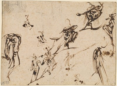 Gobbi und andere bizarre Figuren von Jacques Callot