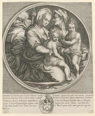Heilige Familie von Jacques Callot
