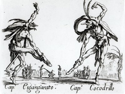 I Balli de Spessanei, oder Le Grande Chasse (Gravur) von Jacques Callot