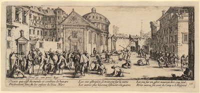 Spital, Blatt 15 der Folge "Die Grauen des Krieges" von Jacques Callot
