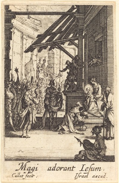 Die Anbetung der Könige von Jacques Callot