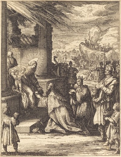 Die Anbetung der Heiligen Drei Könige von Jacques Callot