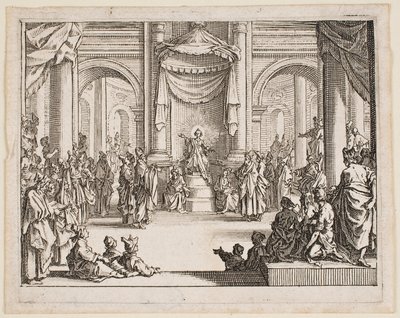 Das Jesuskind unter den Ärzten, aus der Serie „Das Neue Testament“ von Jacques Callot