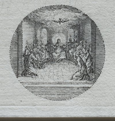 Die Geheimnisse der Passion: Der Abstieg des Heiligen Geistes von Jacques Callot